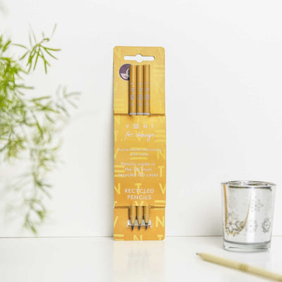Pack of 3 Recycled Pencils