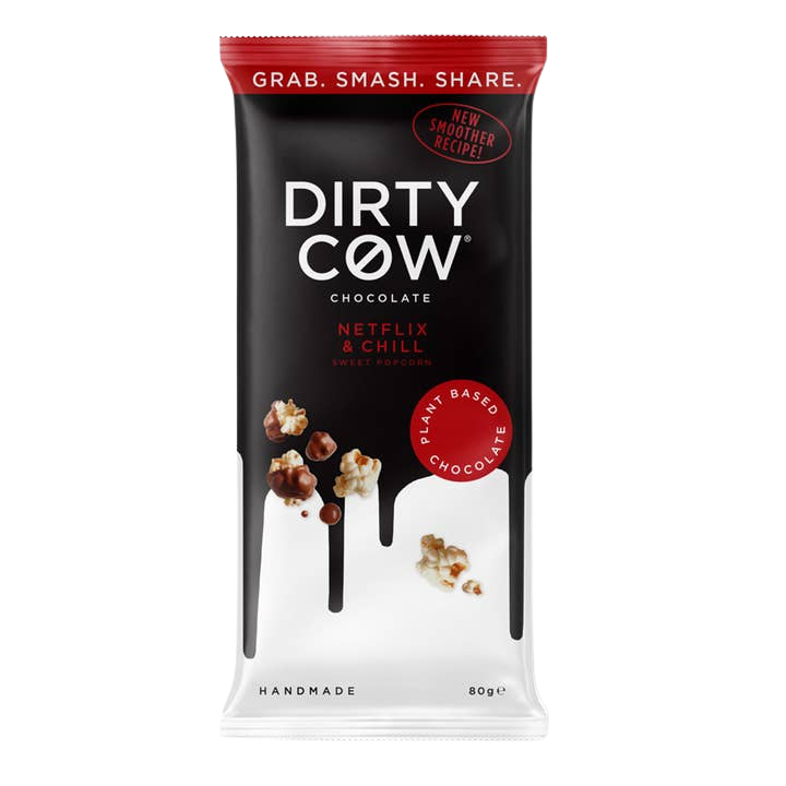 NETFLIX & CHILL PLANT BASED VEGAN CHOCOLATE BAR