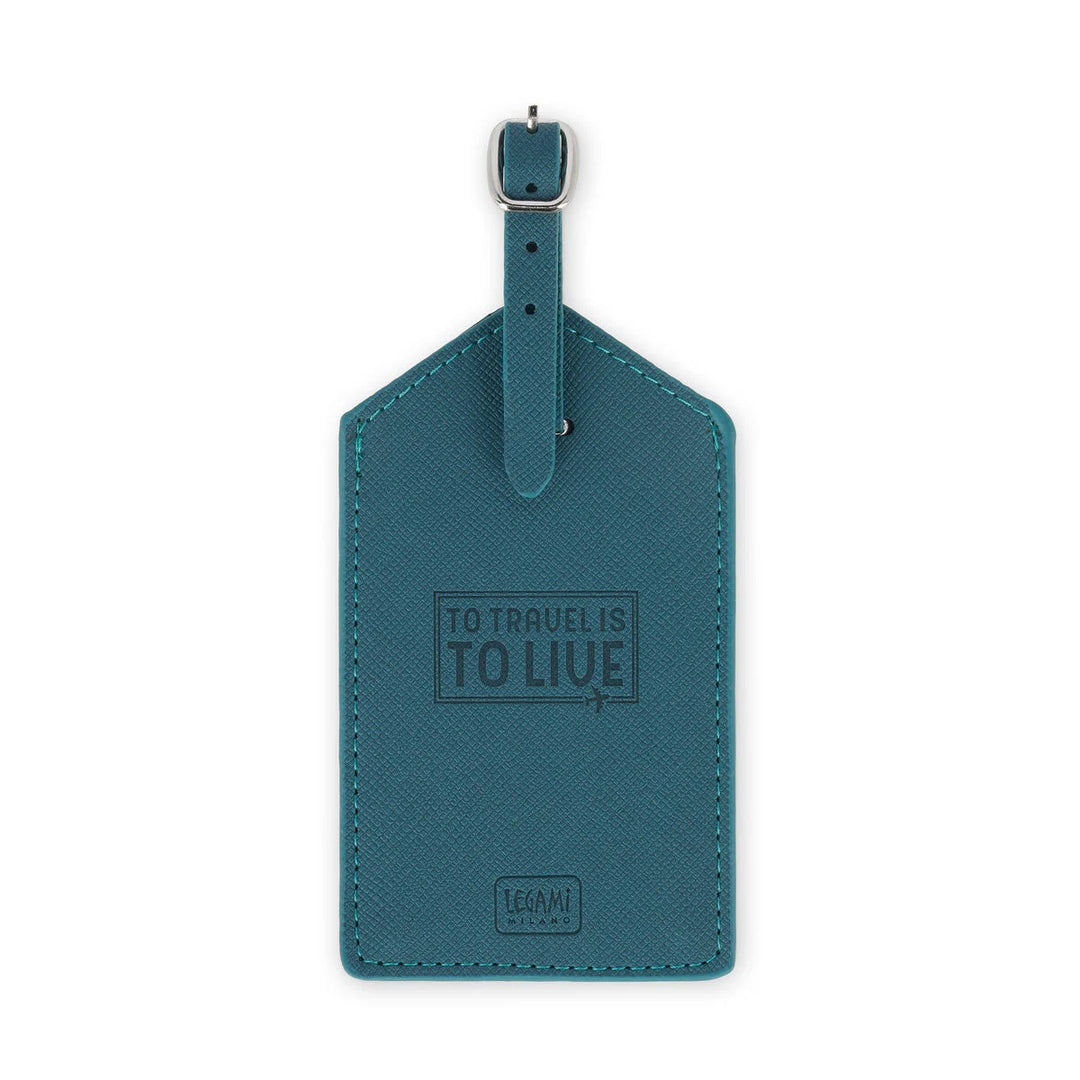 Legami Luggage Tag - Petrol