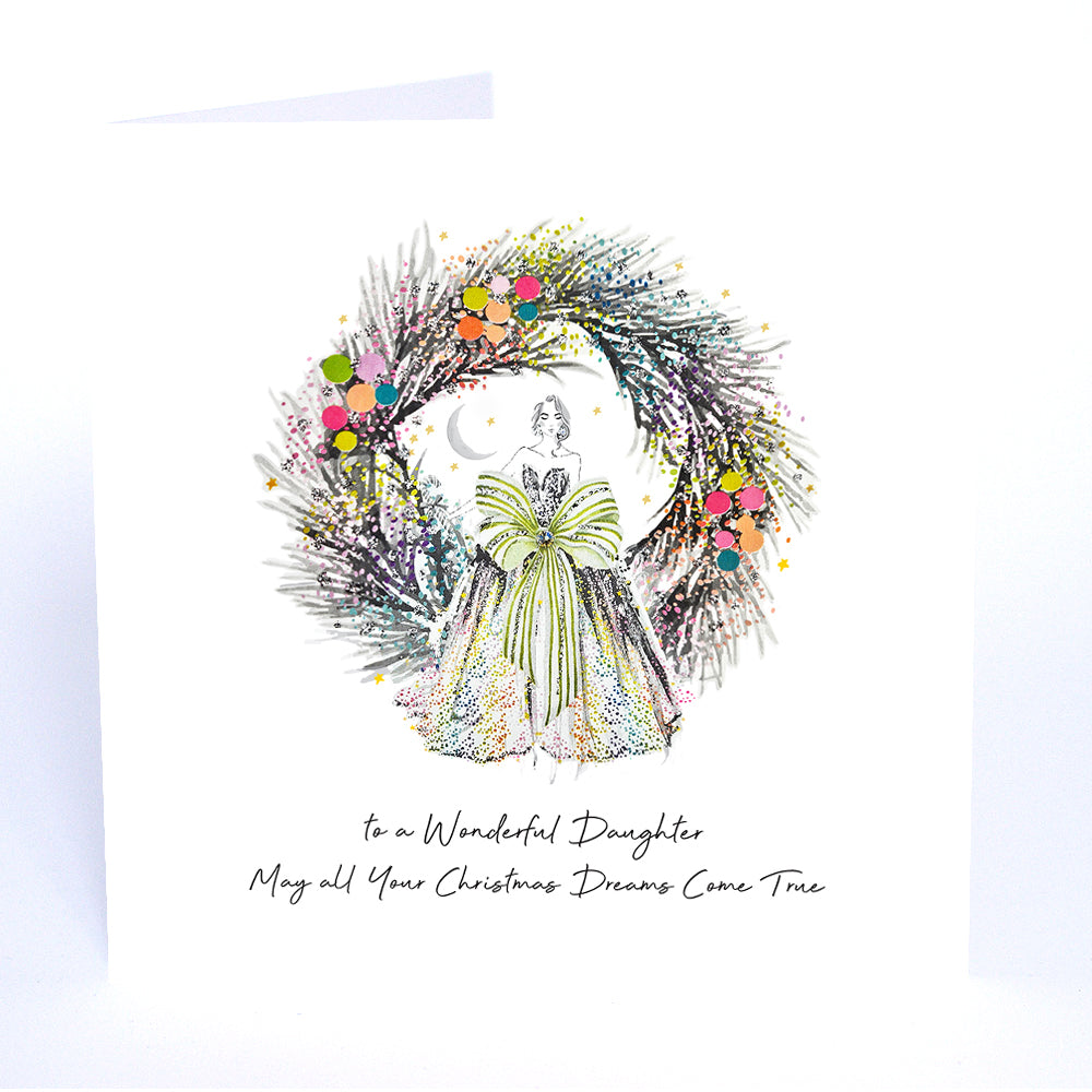 To a Wonderful Daughter May all Your Christmas Dreams Come True