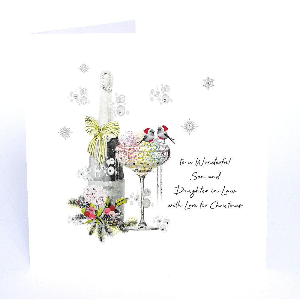 To a Wonderful Son and Daughter in Law with Love for Christmas