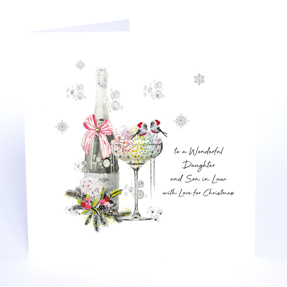To a Wonderful Daughter and Son in Law with Love for Christmas