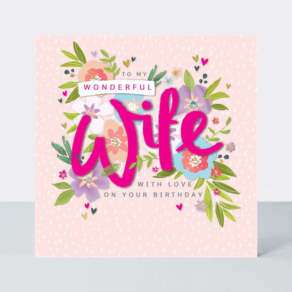 Wonderful Wife - With Love On Your Birthday