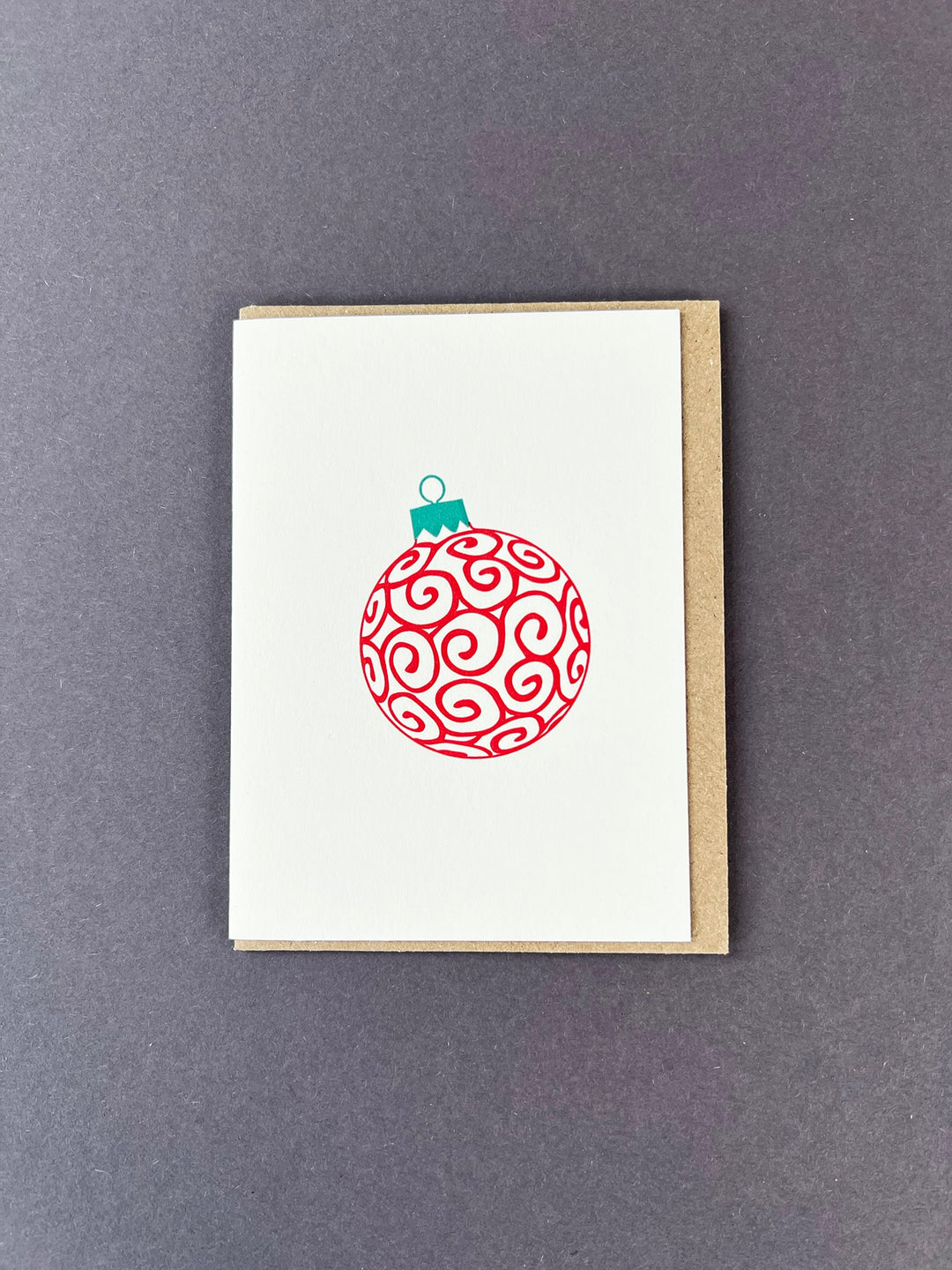 Swirls Bauble Red & Green