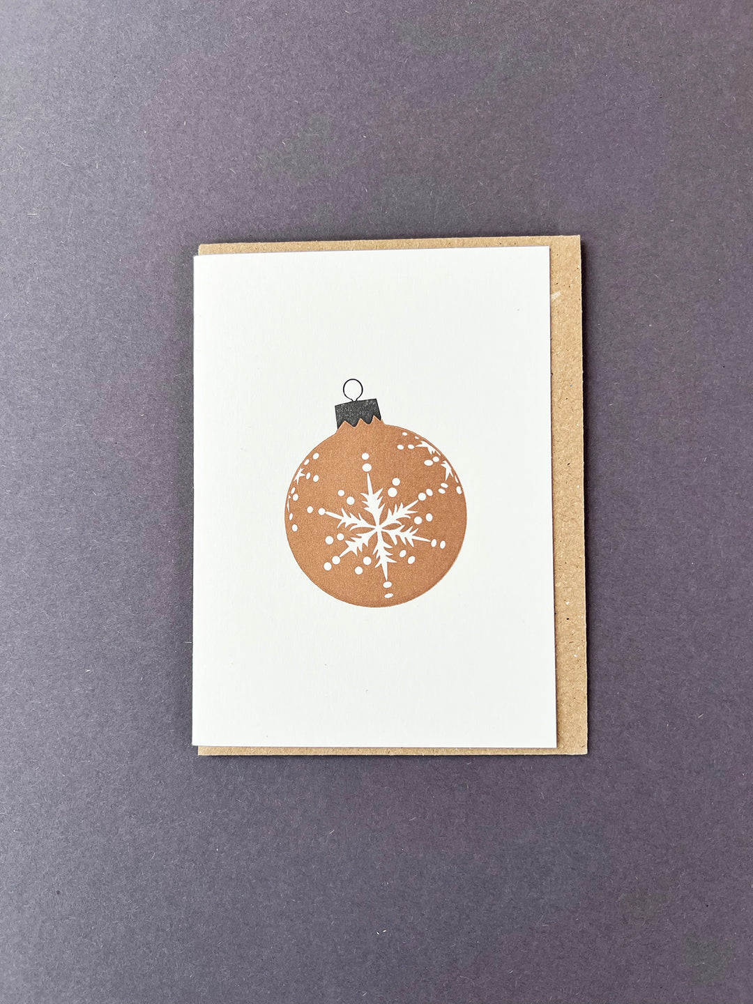 Snowflake Bauble Gold and Black