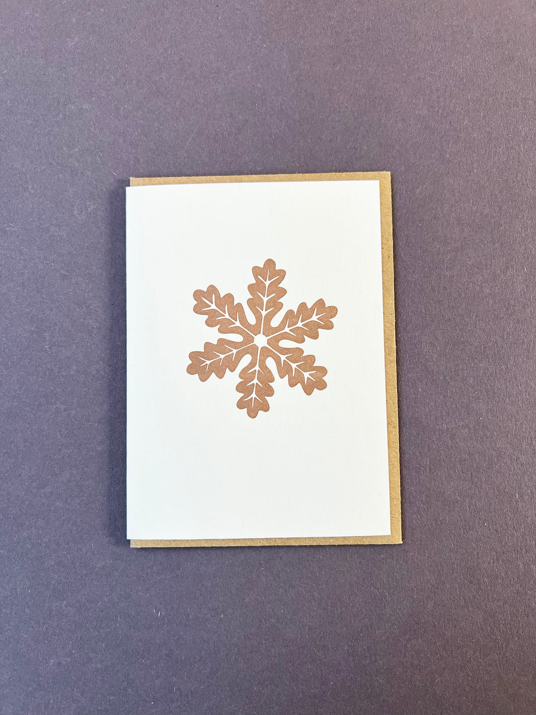 Gingerbread Snowflake