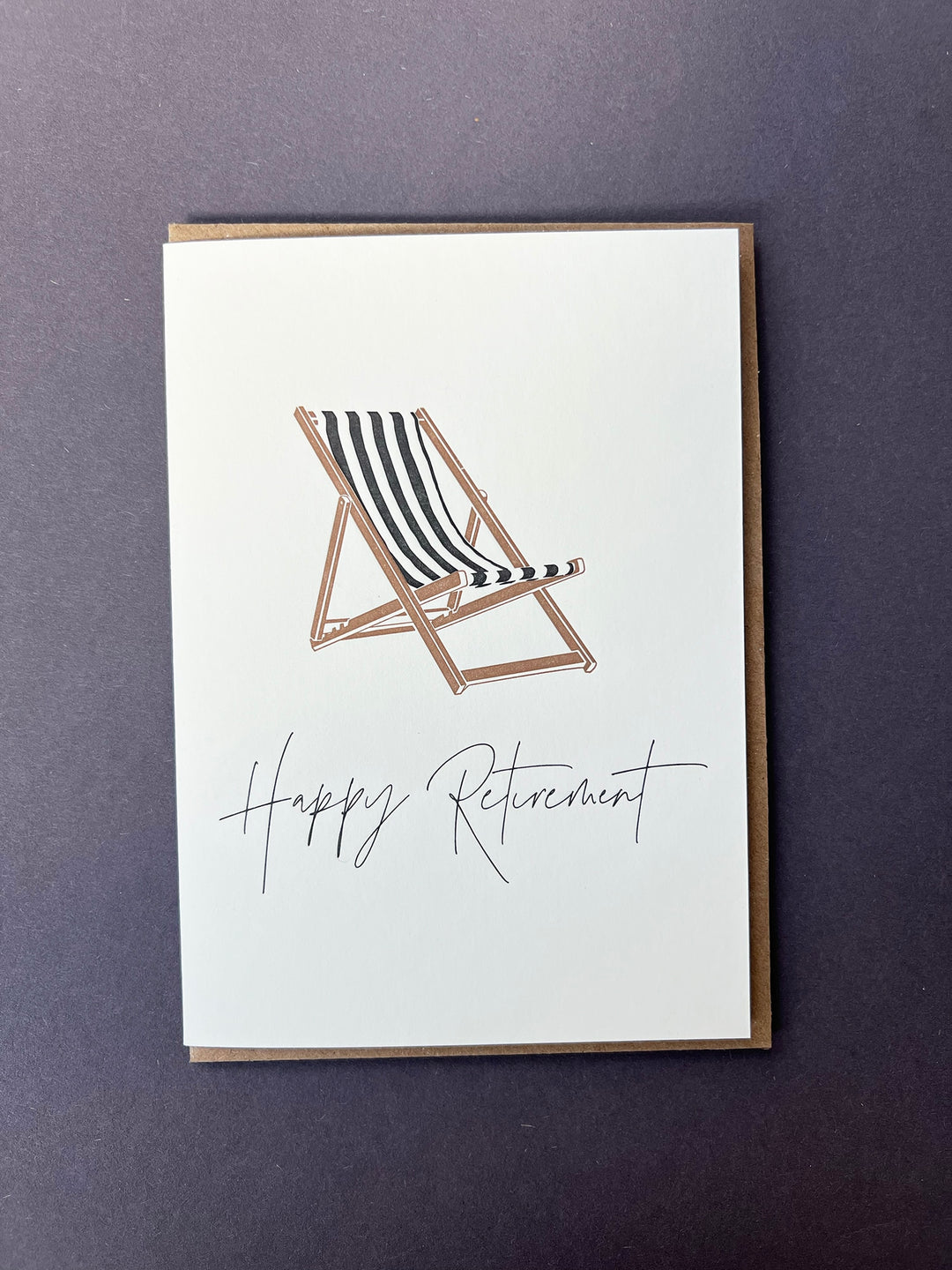 Happy Retirement Deck Chair