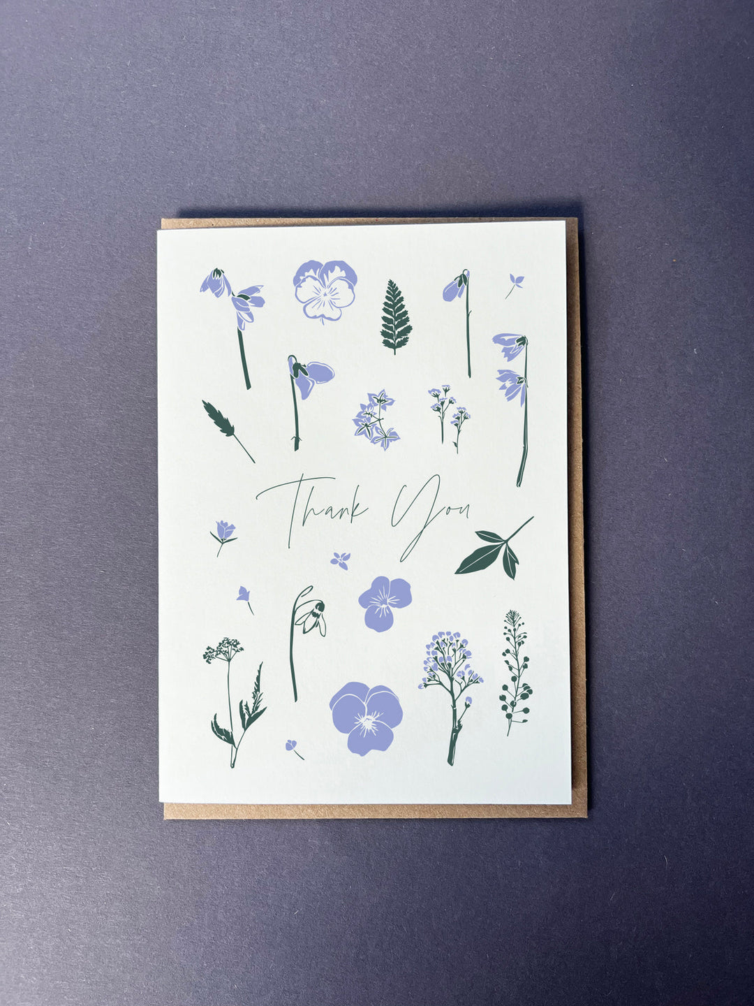 Thank You Blue Flower