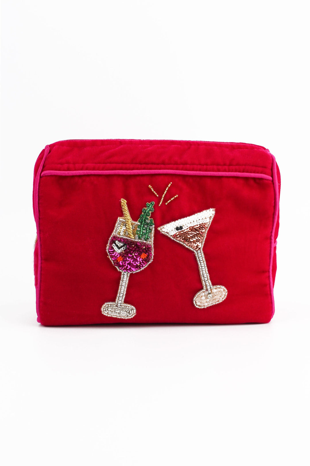 PINK FIZZ AND ESPRESSO MEDIUM POUCH