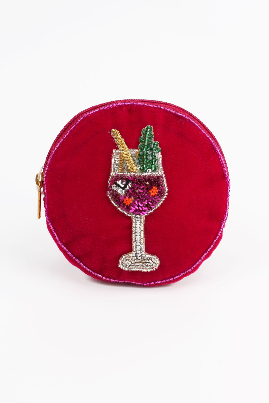 PINK FIZZ ROUND POUCH