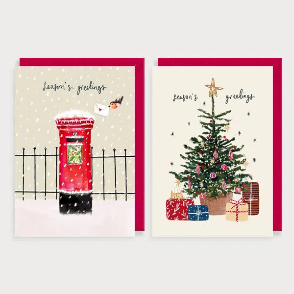 Tree and Post Box Christmas Pack