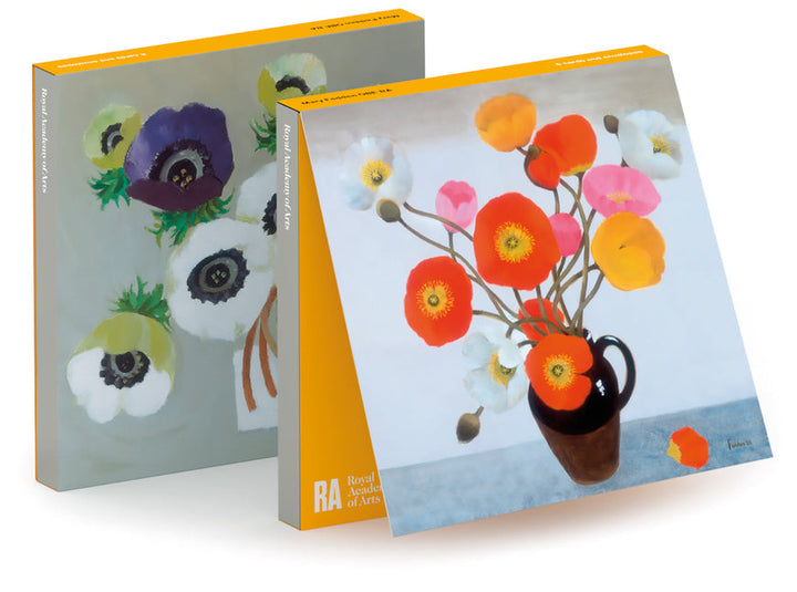 Floral Poppies and Anemones Notecard Wallet