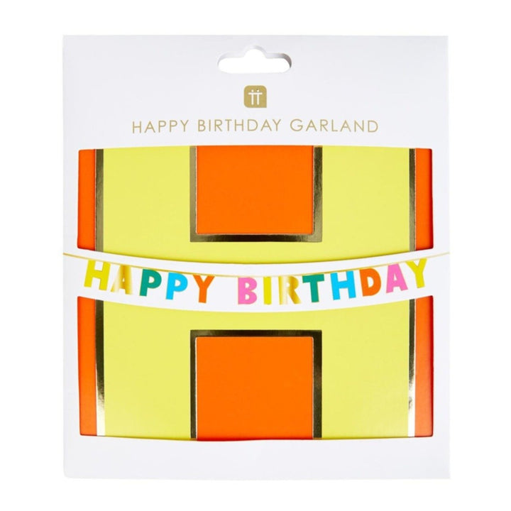 RAINBOW HAPPY BIRTHDAY GARLAND