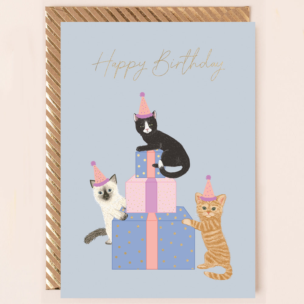 Cats and Presents Birthday