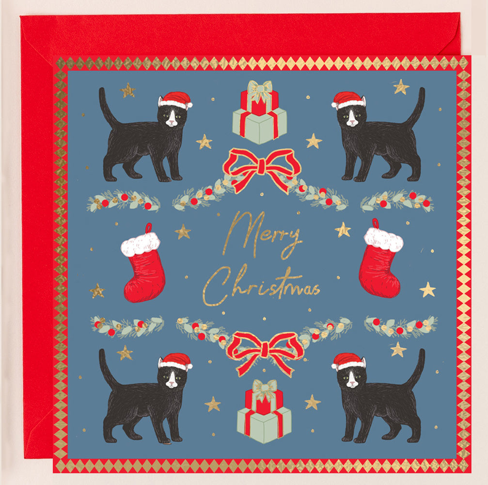 Christmas Black Cat