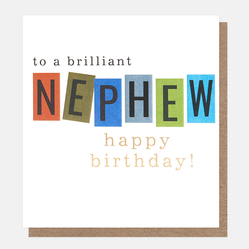 Brilliant Nephew Happy Birthday