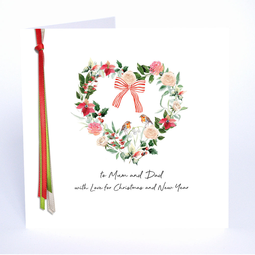 To Mum And Dad With Love For Christmas...