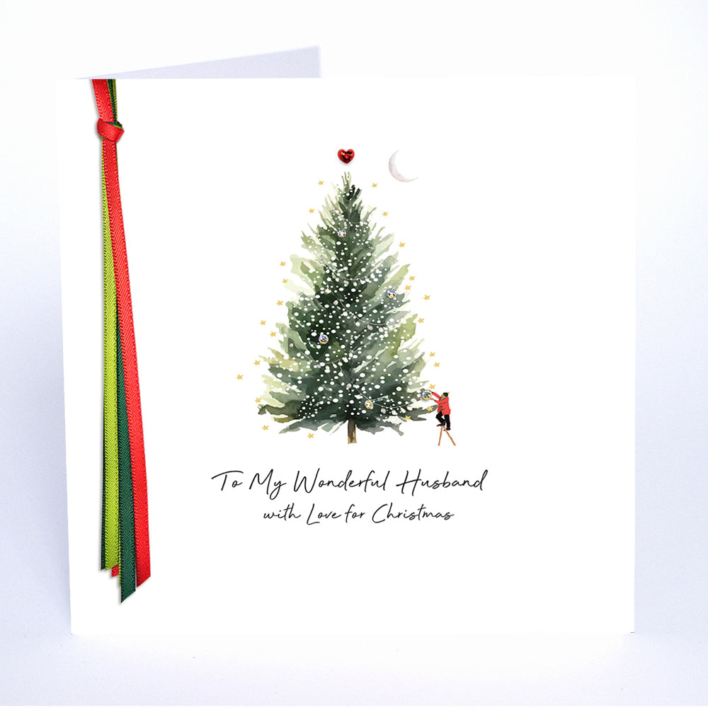 To My Wonderful Husband With Love For Christmas
