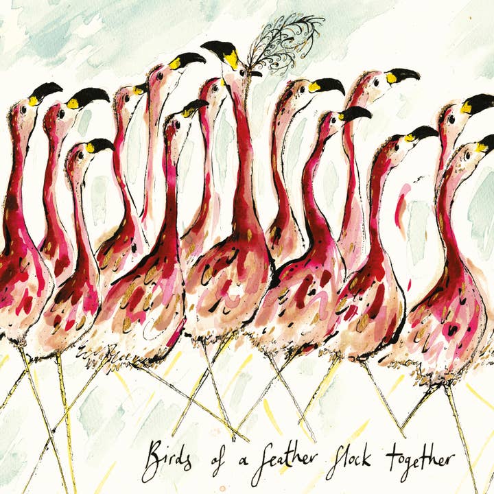 Birds of a Feather Flamingo