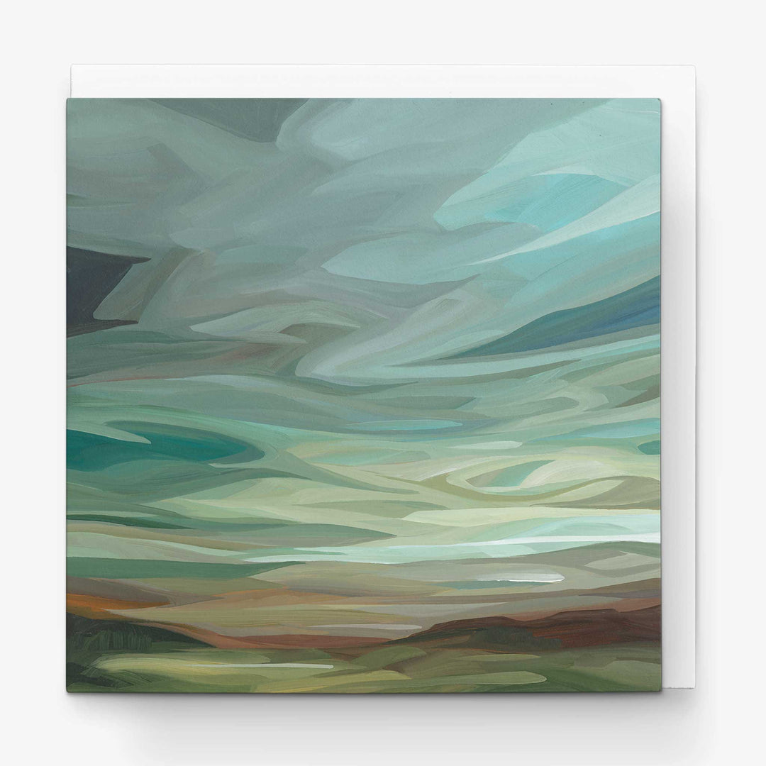 The Shape of Wind (sea green)