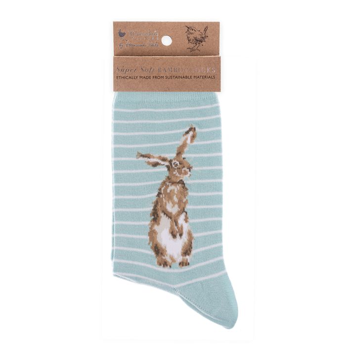 Hare and Bee Socks
