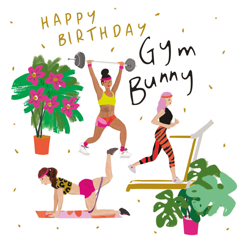 Happy Birthday Gym Bunny