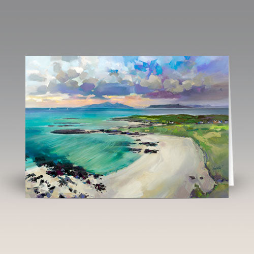 Eigg and Rhum from Sanna Bay