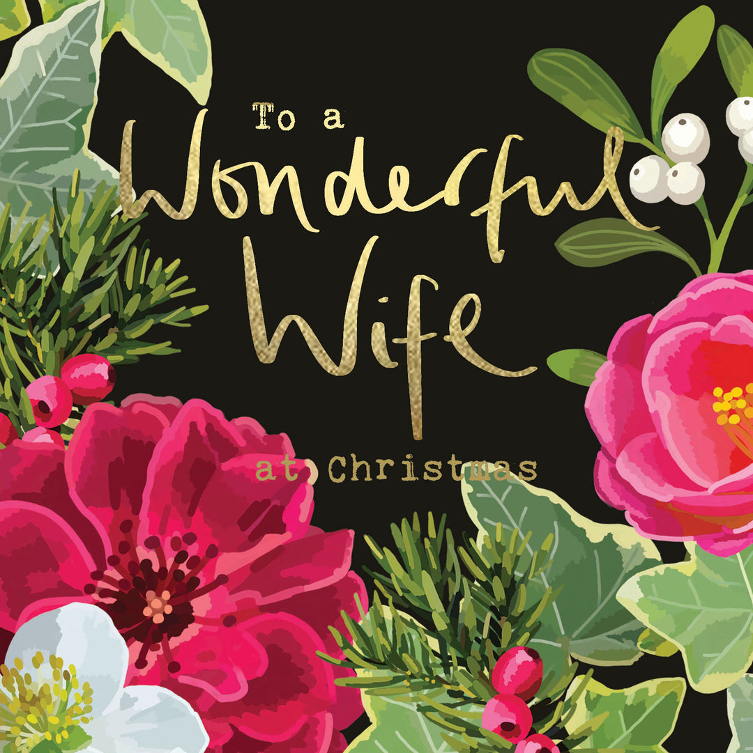 To a Wonderful Wife at Christmas