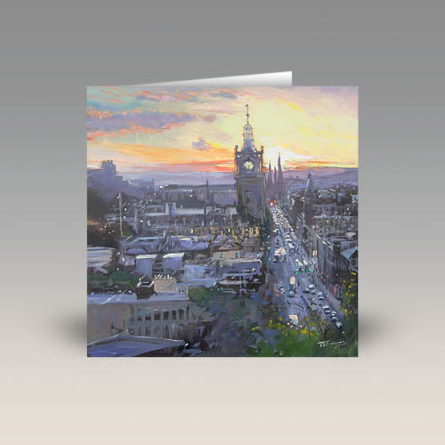 Sunset on the City, Edinburgh