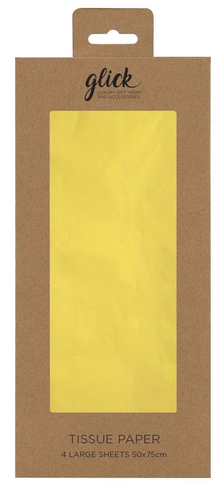 Tissue paper yellow