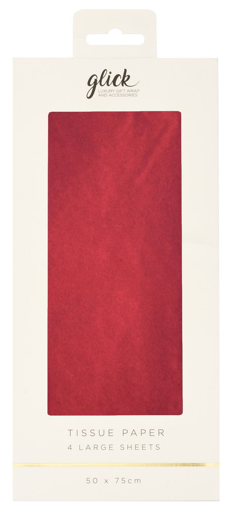 TISSUE PLAIN RED