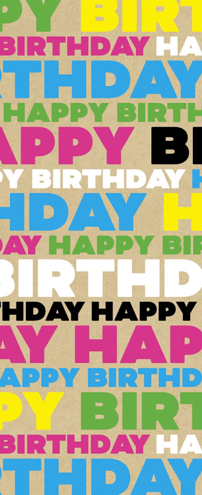 TISSUE HAPPY BIRTHDAY MULTI