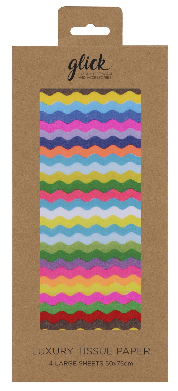 Tissue paper multicoloured
