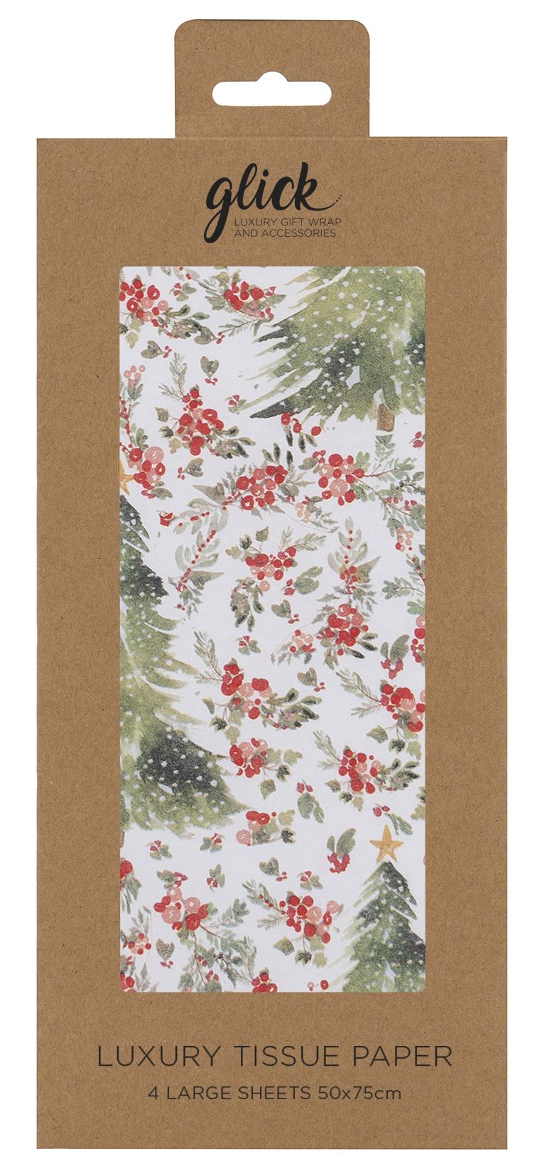 CHRISTMAS WOODLAND TISSUE