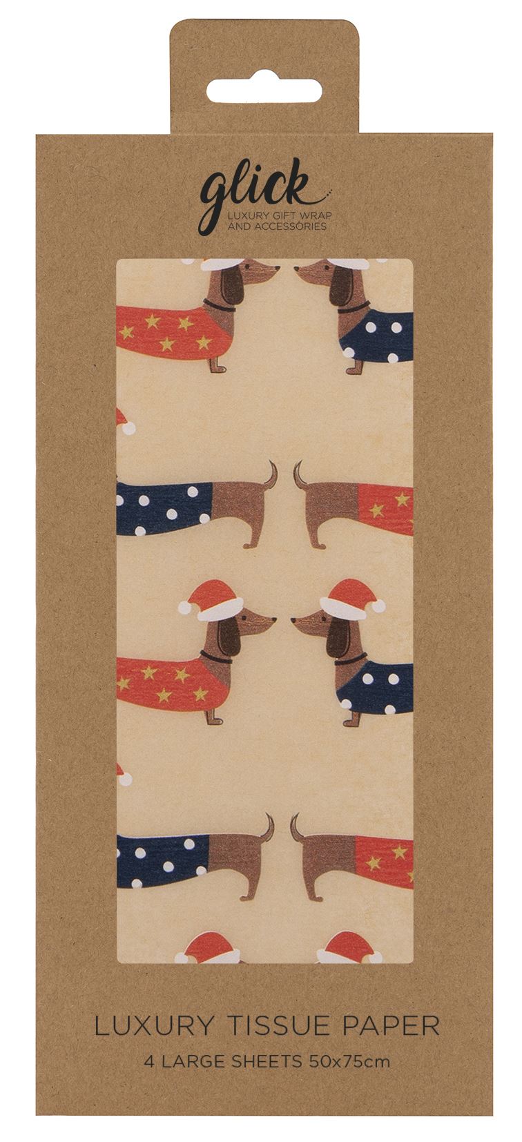 DACHSHUND KRAFT TISSUE