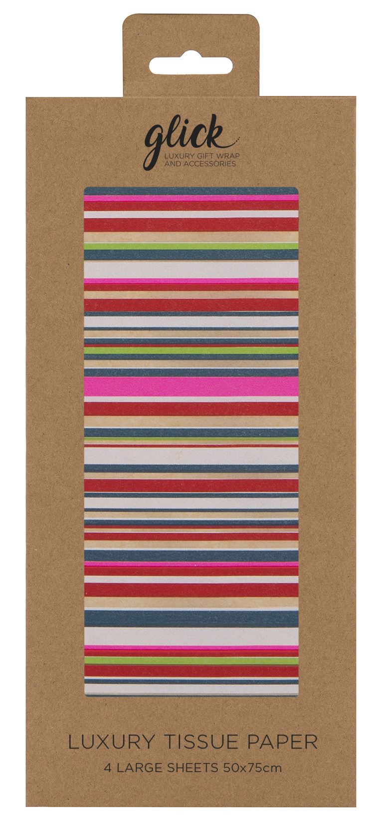 STRIPE KRAFT TISSUE