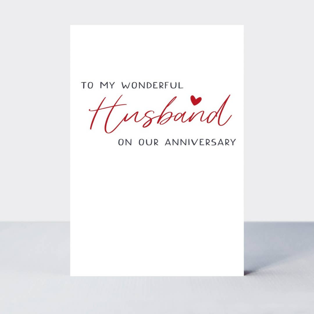 Wonderful Husband Anniversary