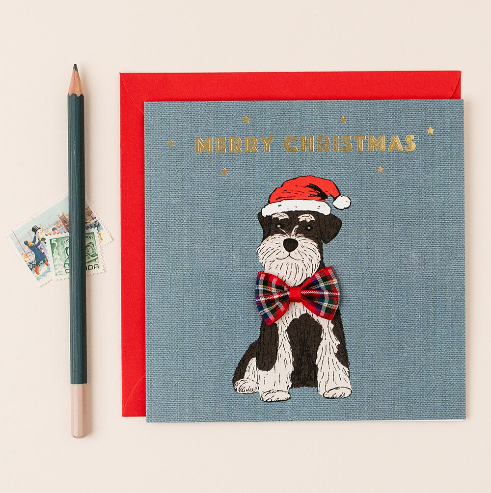 Christmas Schnauzer Dog