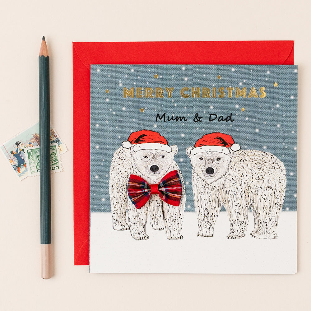 Christmas Mum & Dad Polar Bear