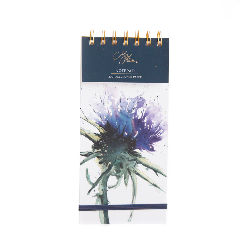 Thistle Watercolour Design Notepad