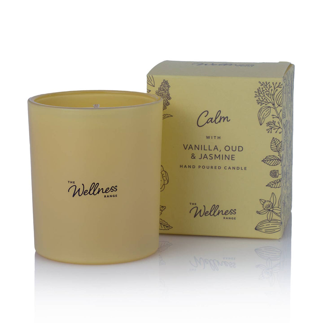 Vanilla, Oud & Jasmine - Glass Candle