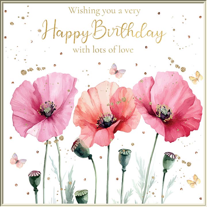 Happy Birthday Poppies