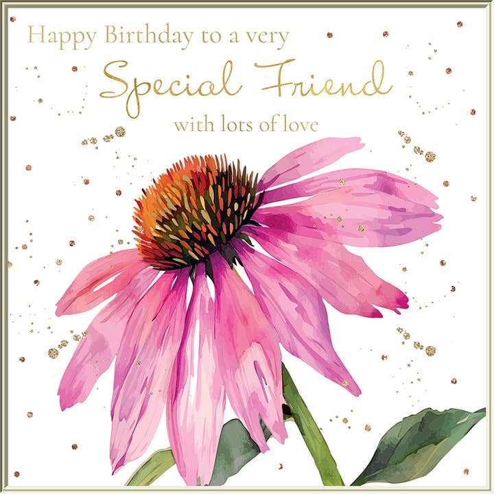 Happy Birthday Special Friend Gerbera