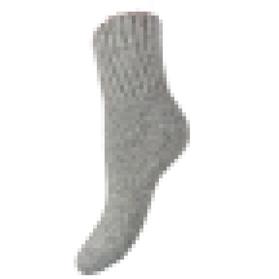 Thick Light Grey Wool Blend Socks