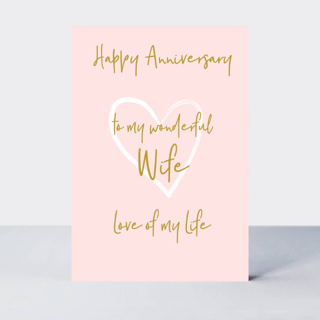Wife Anniversary Wonderful You