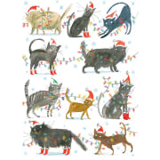 CHRISTMAS CATS PACK OF 16