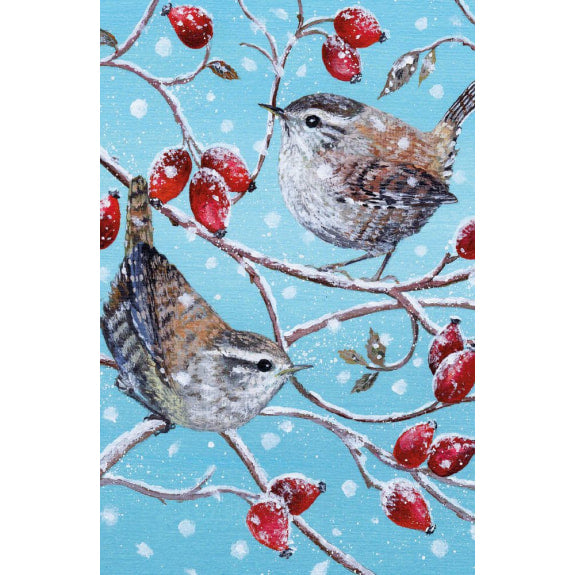 BIRDS AND BERRIES PACK OF 20