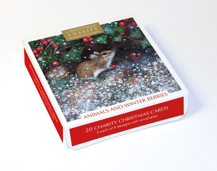 ANIMALS AND WINTER BERRIES