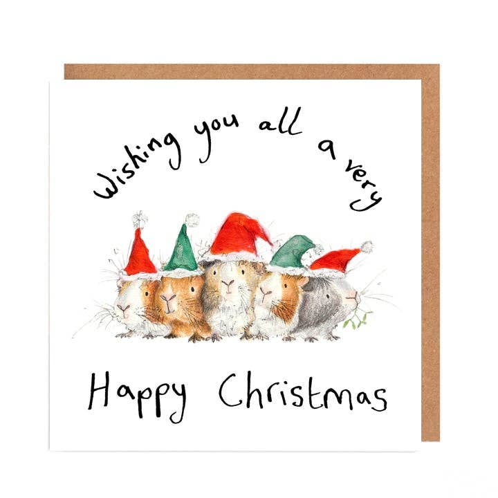 Wishing You All A Very Happy Christmas Guinea Pigs