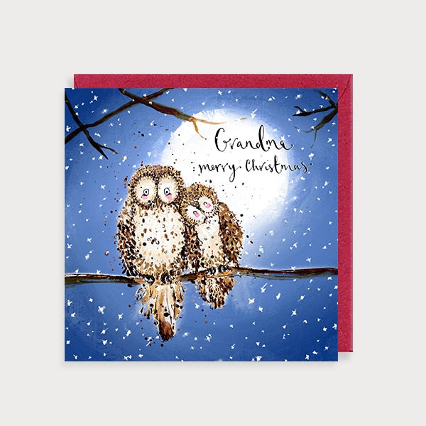 Grandma Christmas Owls